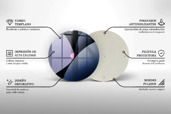 Glas Herdabdeckplatte Abstrakte Formen