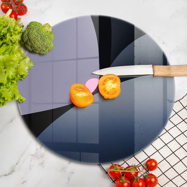 Glas Herdabdeckplatte Abstrakte Formen