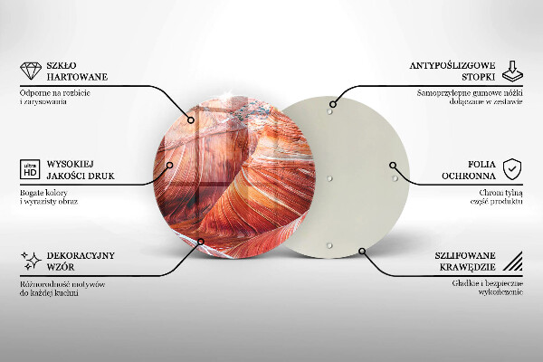 Glas Herdabdeckplatte Grand Canyon