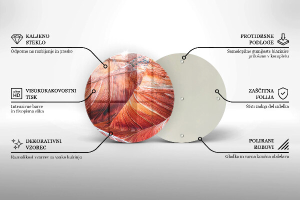 Glas Herdabdeckplatte Grand Canyon