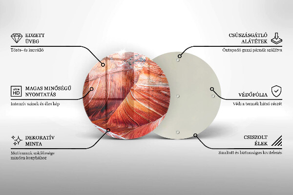 Glas Herdabdeckplatte Grand Canyon