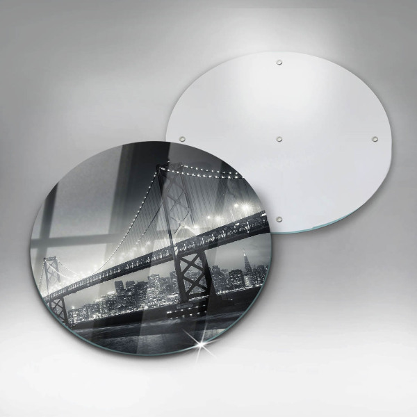 Glas Ceranfeldabdeckung Spritzschutz Benjamin-Franklin-Brücke