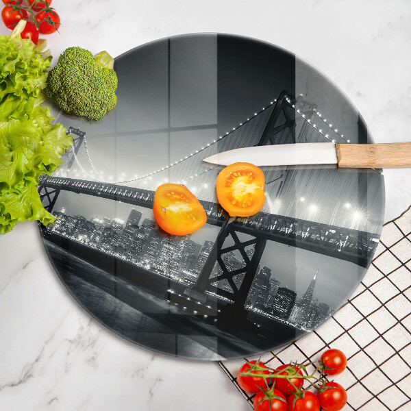 Glas Ceranfeldabdeckung Spritzschutz Benjamin-Franklin-Brücke