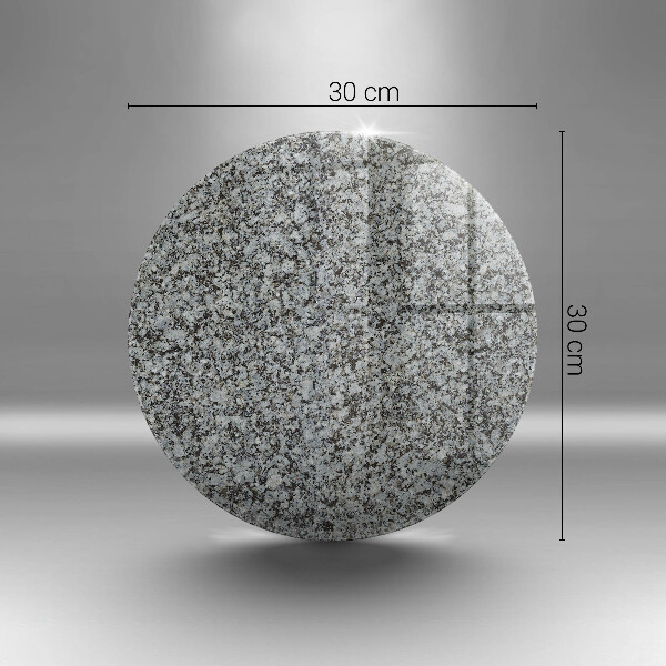 Glas Herdabdeckplatte Steinstruktur