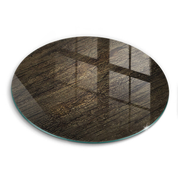 Glas Herdabdeckplatte Textur der Holzrinde