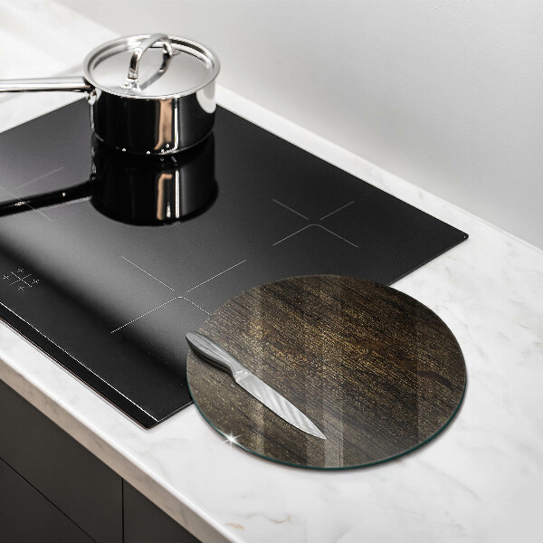 Glas Herdabdeckplatte Textur der Holzrinde