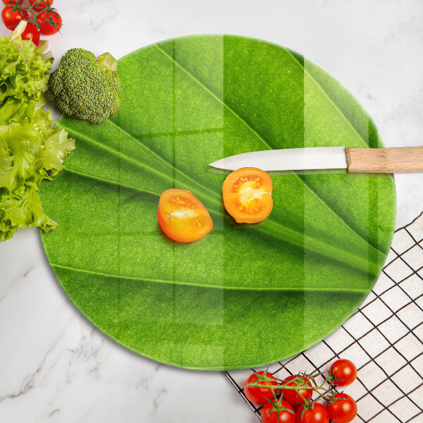 Glas Ceranfeldabdeckung Naturaderblatt