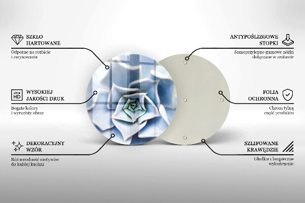 Glas Ceranfeldabdeckung Blumenpflanze