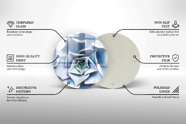 Glas Ceranfeldabdeckung Blumenpflanze