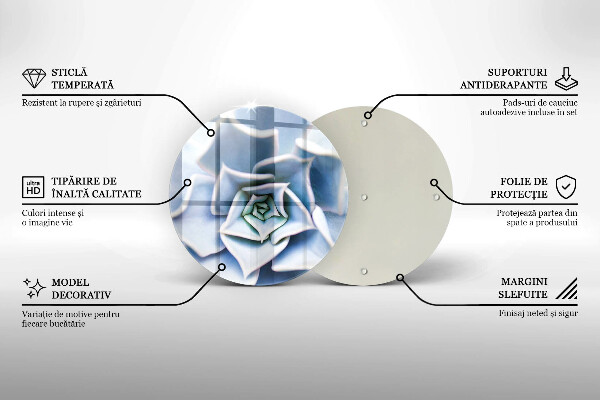 Glas Ceranfeldabdeckung Blumenpflanze