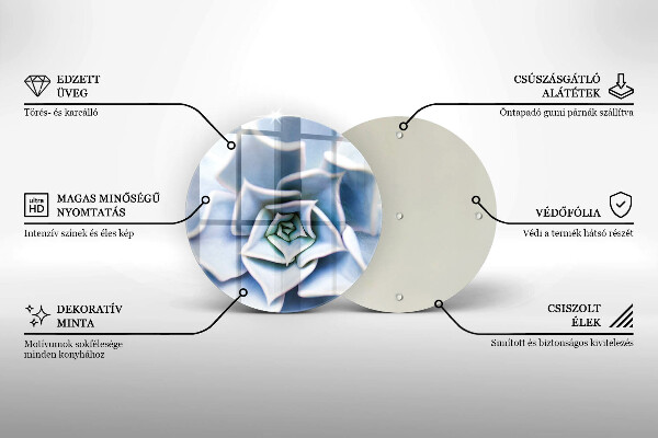 Glas Ceranfeldabdeckung Blumenpflanze
