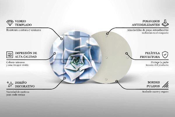 Glas Ceranfeldabdeckung Blumenpflanze