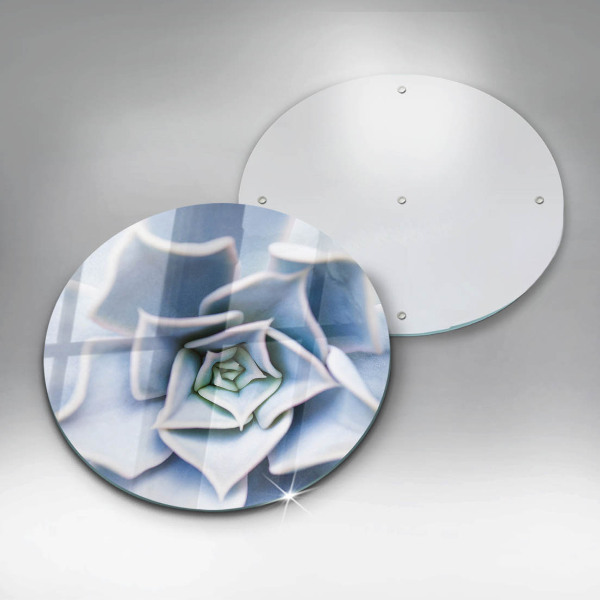 Glas Ceranfeldabdeckung Blumenpflanze