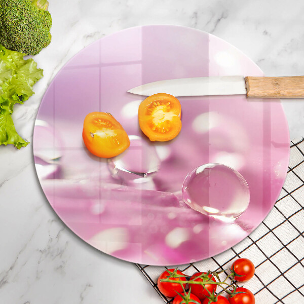 Glas Ceranfeldabdeckung Taublütenblätter