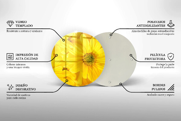 Glas Ceranfeldabdeckung Blütenblätter