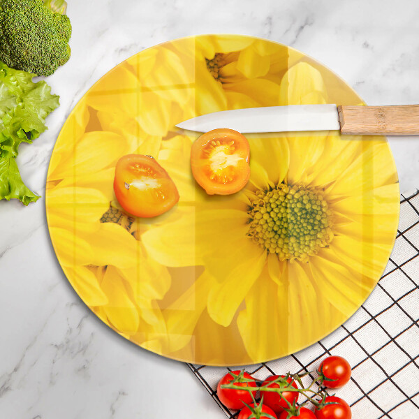 Glas Ceranfeldabdeckung Blütenblätter