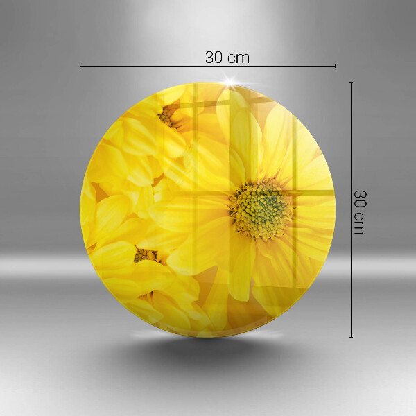 Glas Ceranfeldabdeckung Blütenblätter