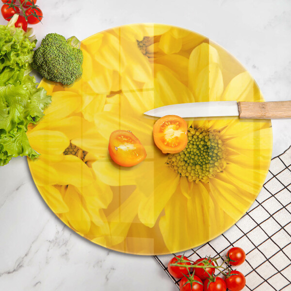 Glas Ceranfeldabdeckung Blütenblätter