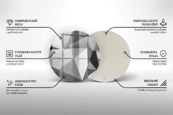 Glas Ceranfeldabdeckung Konkrete scharfe Abstraktion