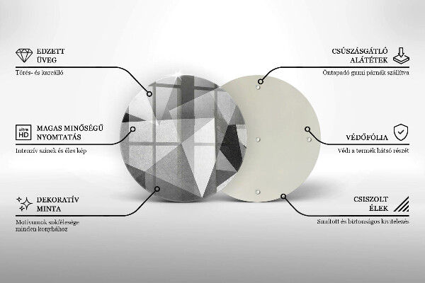 Glas Ceranfeldabdeckung Konkrete scharfe Abstraktion
