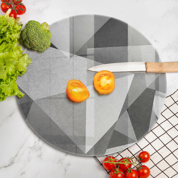 Glas Ceranfeldabdeckung Konkrete scharfe Abstraktion