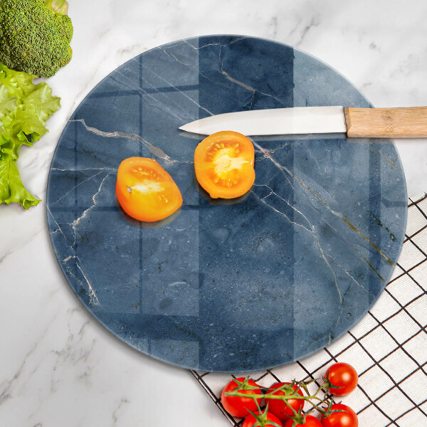 Glas Ceranfeldabdeckung Spritzschutz Marmorsteinstruktur