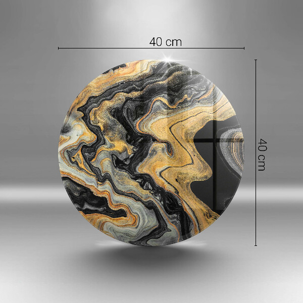 Glas Ceranfeldabdeckung Spritzschutz Abstrakte Struktur