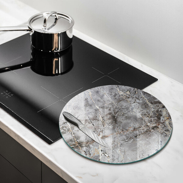 Glas Ceranfeldabdeckung Spritzschutz Steinstruktur