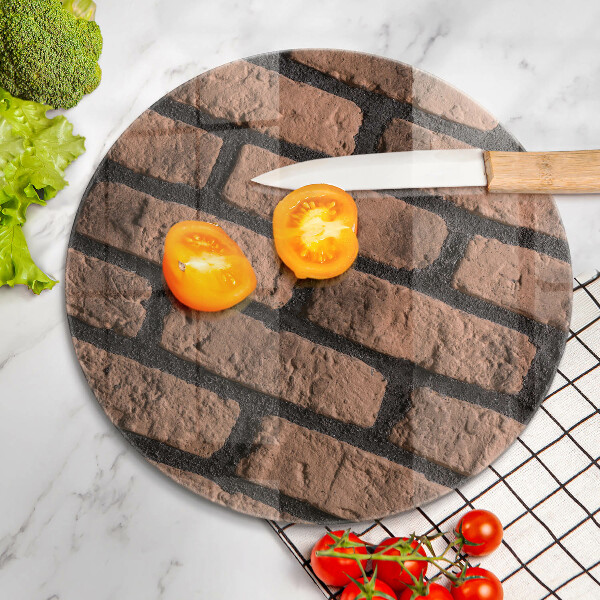 Glas Ceranfeldabdeckung Spritzschutz Ziegelwand