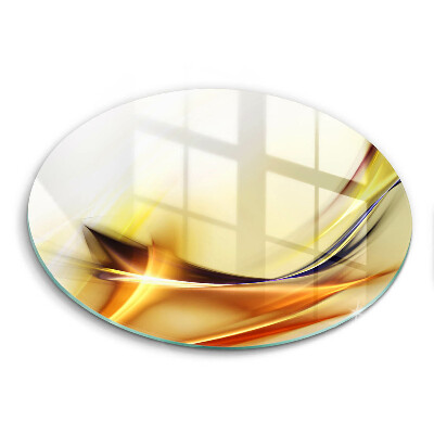 Glas Herdabdeckplatte Abstrakte Lichtlinien