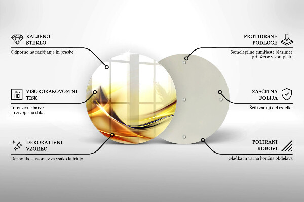 Glas Herdabdeckplatte Abstrakte Lichtlinien