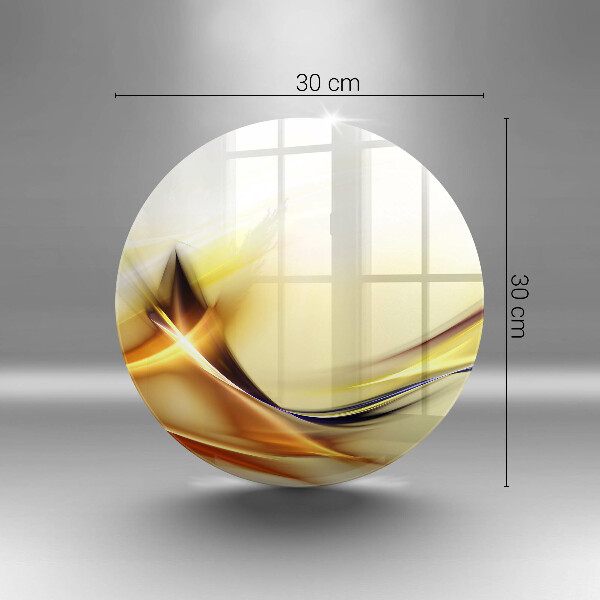 Glas Herdabdeckplatte Abstrakte Lichtlinien