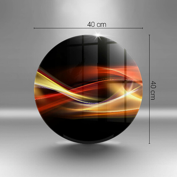 Glas Ceranfeldabdeckung Abstrakter Rauch und Licht