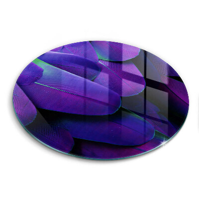 Glas Herdabdeckplatte Neonfedern