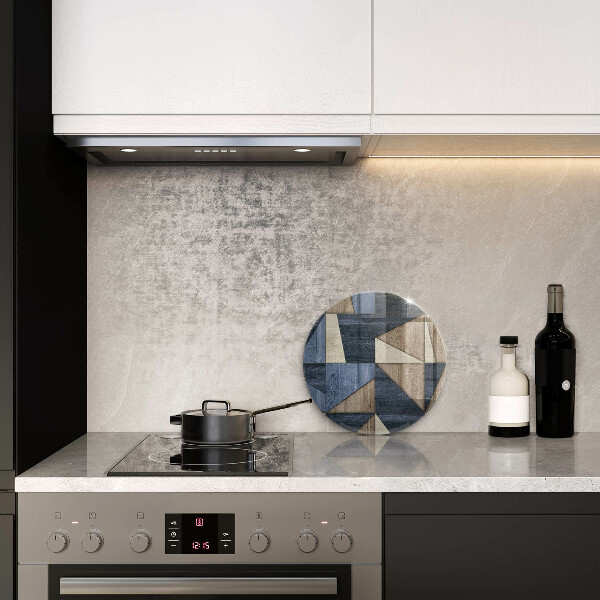 Glas Herdabdeckplatte Geometrische Abstraktion