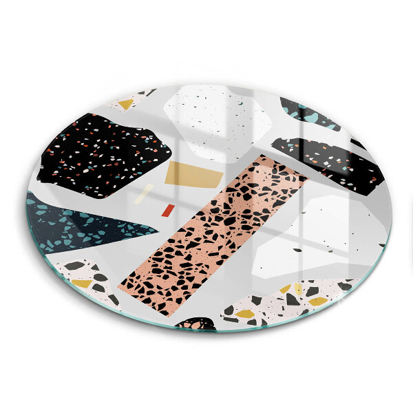 Glas Herdabdeckplatte Steingut