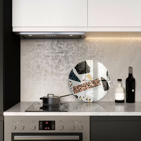 Glas Herdabdeckplatte Steingut