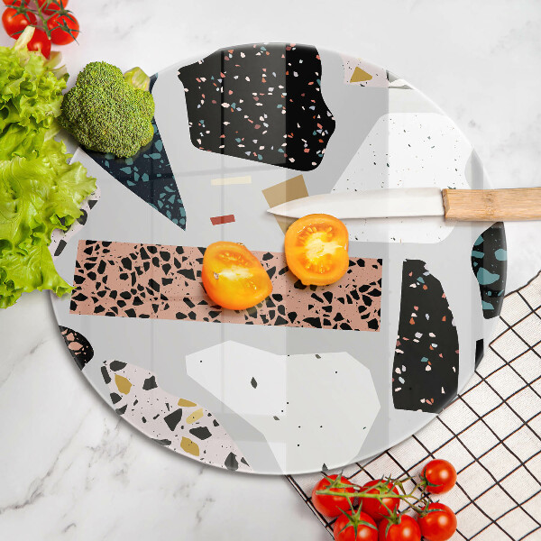 Glas Herdabdeckplatte Steingut