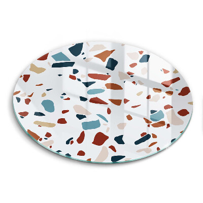 Glas Herdabdeckplatte Dekorativer Stein