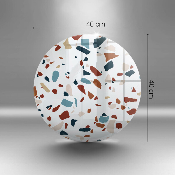 Glas Herdabdeckplatte Dekorativer Stein