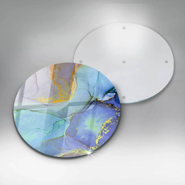 Glas Herdabdeckplatte Gebrochener Goldstein