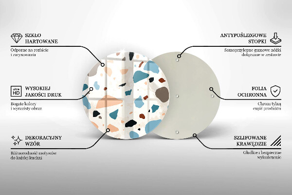 Glas Herdabdeckplatte Dekoratives Steinzeug
