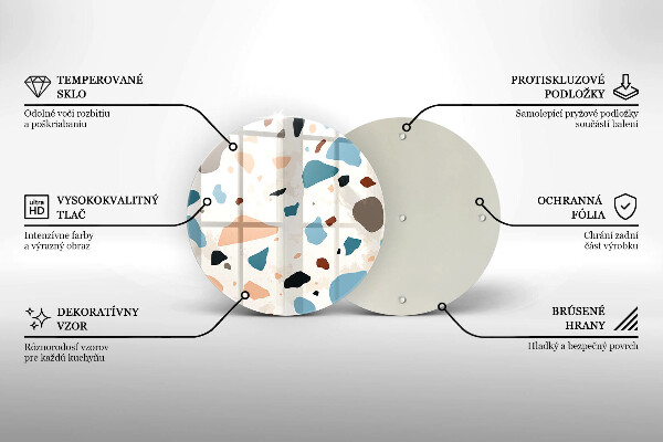 Glas Herdabdeckplatte Dekoratives Steinzeug