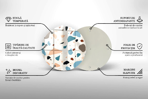 Glas Herdabdeckplatte Dekoratives Steinzeug