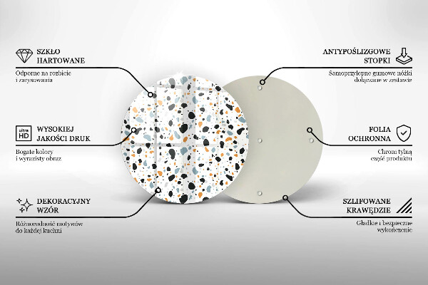Glas Herdabdeckplatte Dekoratives Steinzeug