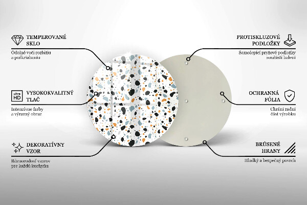 Glas Herdabdeckplatte Dekoratives Steinzeug