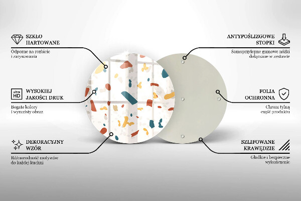 Glas Herdabdeckplatte Dekoratives Steinzeug