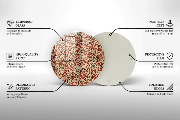 Glas Herdabdeckplatte Feinsteinzeug