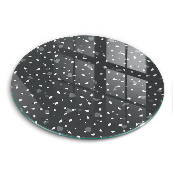 Glas Herdabdeckplatte Dekorativer Stein