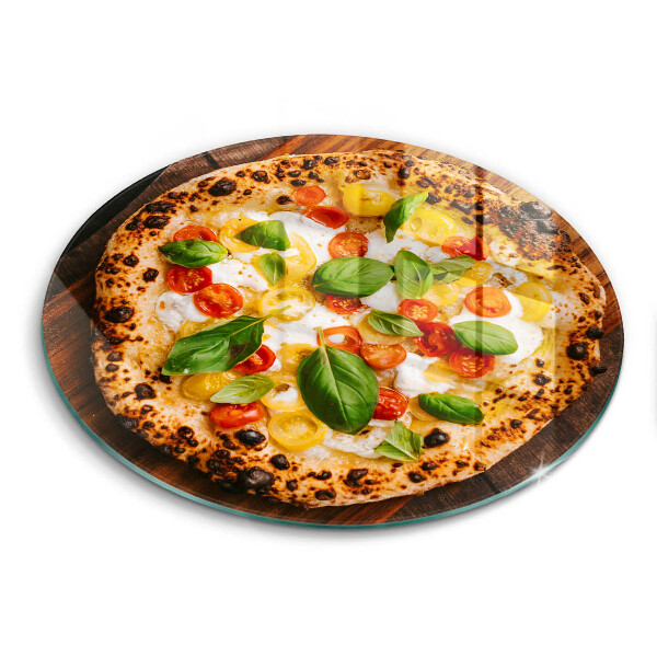 Glas Herdabdeckplatte Italienische Pizza